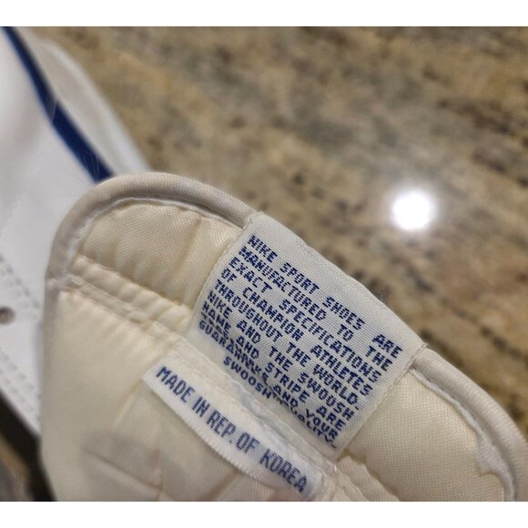 New! Vintage Mens Size 11 Nike Bruin 4004 Blue White W/Box Made in Korea 820709 - Picture 7 of 16